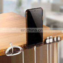 3 Pcs Plastic Cable Holder Clip Cable Management Cord Organizer Charger Wire Holder thumbnail-3