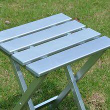Foldable Stool Aluminum Folding Stool Outdoor Leisure Camping Fishing Stool Side Table thumbnail-5