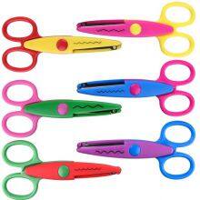 Colorful Paper Edge Scissor Set for Teachers Crafts Scrap Booking Kids Crafting Zig Zag Scissors thumbnail-4