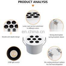 ALLWAY Best Price Fast Heat Dissipation Warm White Rural Areas 6w 12w Recessed Led Downlight thumbnail-5