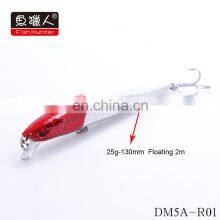 Fish Hunter DM5A 130MM Fishing Lure Hard Minnow Hard Bait Sea Bass Fishing Pesca Isca Artificial Bait thumbnail-3