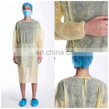 Non Woven Fabric Cleanroom Isolation Gown Suit Disposable Filmcovered Nonmedical Isolation Gowns thumbnail-3