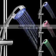 3 Led Strong Pressure Negative Ion Filtering Shower Head Temperature Control Water Saving Hand Shower Head