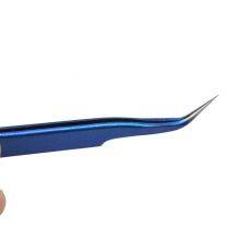 Dark Blue Eyelash Grafting High-precision Tweezers Blossom Set Eyelash Beautifying Tool Elbow Tweezers Sticker Cute thumbnail-5