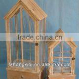 Hongwei Handmade Shabby Chic Storm Wooden Lantern/Candle Lantern/Candlesticker With High Quality for Home&Garden Decoration thumbnail-1