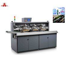 Automatic Shuttle Transfer LED Plastic Glass Bottle Ceramic Silk Screen Printing Machine on Wine Voda Spirit Glass Packaging