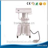Dental supplier portable dental unit with air compressor, dental trolley