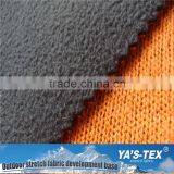 Thick Polyester Knit Fabric Lanimated Polar Fleece for Warm Sweater