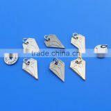 New Style Jewelry Tags Metal Pendants With Single Ring thumbnail-1