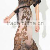 2016 Summer Dress Chiffon and Printing Flower thumbnail-4