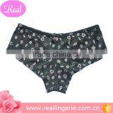 Simple Elegant Muti-pattern Black Women Bra Panty/boyshorts/underpants thumbnail-5