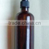 250ML amber Glass bottle with lition pump(JX-EA-250ml)