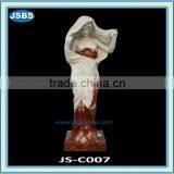 Decorative Colorful Life-size Marble Statue