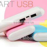 REYON 2016 Best Quality Colorful Smart Mobile 12000mah 18650 Battery Power Bank With Head Lamp and Atmosphere Lamp for Iphone