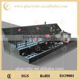 Customized 3ce Cosmetic Display,black Organic Glass Makeup Display Stand thumbnail-1