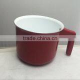 Aluminum Non Stick Red Milk Cup/Coffe Cup With Bakelite Handle thumbnail-1