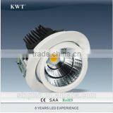 CE RoHS SAA TUV GS Certification High Lumen Dimmable Recessed Commercial COB LED Downlight thumbnail-4