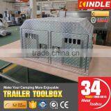 Outdoor Camping Heavy Duty T-handle Locking Double Doors Pet Dog Cage Wiht Air Vents