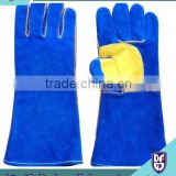 14 inches full lining, curved leather welding gloves