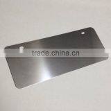 Hot Sale Car License Plate American Standard Nature Color Stainless Steel Embossed Blank License Plate ,Metal Car Number Plate thumbnail-5