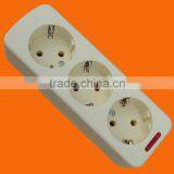 European Style 3 Way Extension Power Socket With Earth With Switch (E5003ES) thumbnail-6