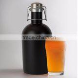 Black Painted Stainless Steel Beer Growler 64 oz ,2L Beer Bottle thumbnail-3