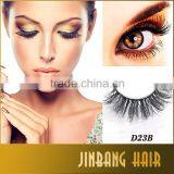 Wholesale Natural 3D 100% Real Mink False Eye Lashes/ Mink Individual Fake Eyelashes Extensions For Makeup 2016 D23B