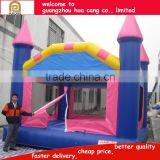Pink Color Castle Outdoor Trampoline Bouncer for Fun thumbnail-6