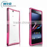 Original Love Mei Brand Sliding Small Waist AL Metal Bumper for Sony XL39H,Cell Phone Case For Sony XL39H Case