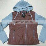 2015 Ladies pu Leather Jacket in Apparel Stocks thumbnail-1