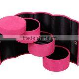 Cylindrical Jewelry Box / Jewelry Organizer for Travel thumbnail-1