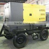 Mobile Diesel Generator With 4 Wheel Move