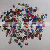 1.4x1.2cm Metallic PVC 60 65 Happy Birthday Confetti for Party Decoration thumbnail-1