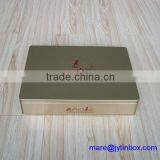 Golden Finished Big Cigarette Tin Box for Packing thumbnail-1