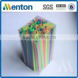 PVC Box Pack High Quality Colorful Disposable Hard Plastic Spoon Straw thumbnail-1
