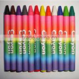 Kids 12 Classic Color Non-Toxic Paraffin Wax Crayons
