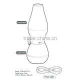 Blowing Control USB Rechargeable Smart Table Kerosene Lamp thumbnail-6