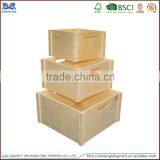 Wooden Vintage Storage Crates Apple Wine Boxes thumbnail-1