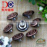 Metal Logo Custom Made Clothing Buttons for Jeans Wear thumbnail-6