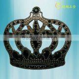 Rhinestone Crown Belt Buckle thumbnail-1