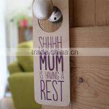 High Quality Printing Cardboard Door Hanger thumbnail-2