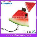 Watermelon Shape USB Flash Memory With Key Loop