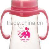 FDA EN14350 Approved Baby Feeding Bottles With Handle and Liquid Silicone Nipple thumbnail-3