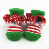 Custom seamless cute slippers cotton baby socks