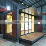 Container house with hydraulic system