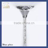 Wholesale 550 ml Goblet Crystal Stylish Red Wine Glasses/ Drinking Glasses Wine Glass With Silver Stem for Patty thumbnail-5