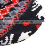 New Xmas Neonatal Baptism Cap Owl Stars Baby Hat Keep Warm Double Layer Beanie Hats Bow Knitted Cotton Caps thumbnail-2