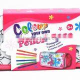 DIY Toy Designing Coloring Your Own Pencil Case Bag thumbnail-2