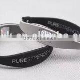 Rubber Wristband Energy Pure Strength Silicone Magnetic Fashion Bracelet