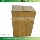 DT015/Bamboo Wooden Bath and Vanity Set Storage Box with Lids